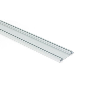 Placard lower track of Groove for sliding door, 3,9 m, Matt anodized, Aluminium product photo