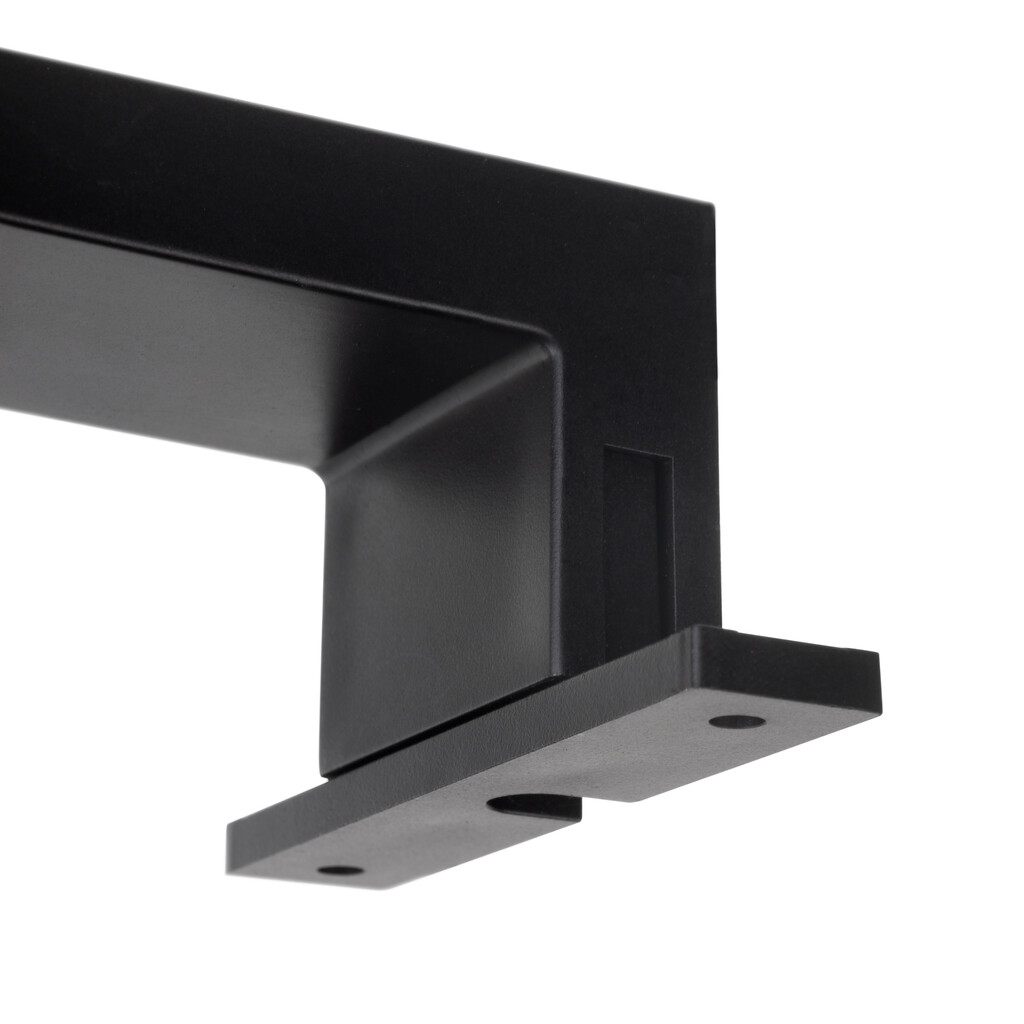 LED-Strahler Virgo für Badezimmerspiegel (AC 230V 50Hz), ohne Konverter, L300mm, kaltweißes Licht 6.000K, Kunststoff, Schwarz lackiert-5
