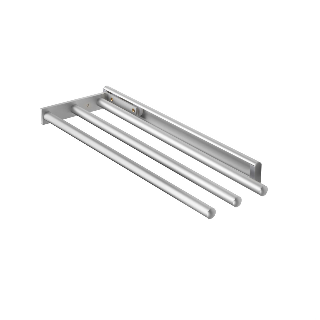 Handutchhalter, ausziehbar, 3 Arme, Aluminium, matt eloxiert-10