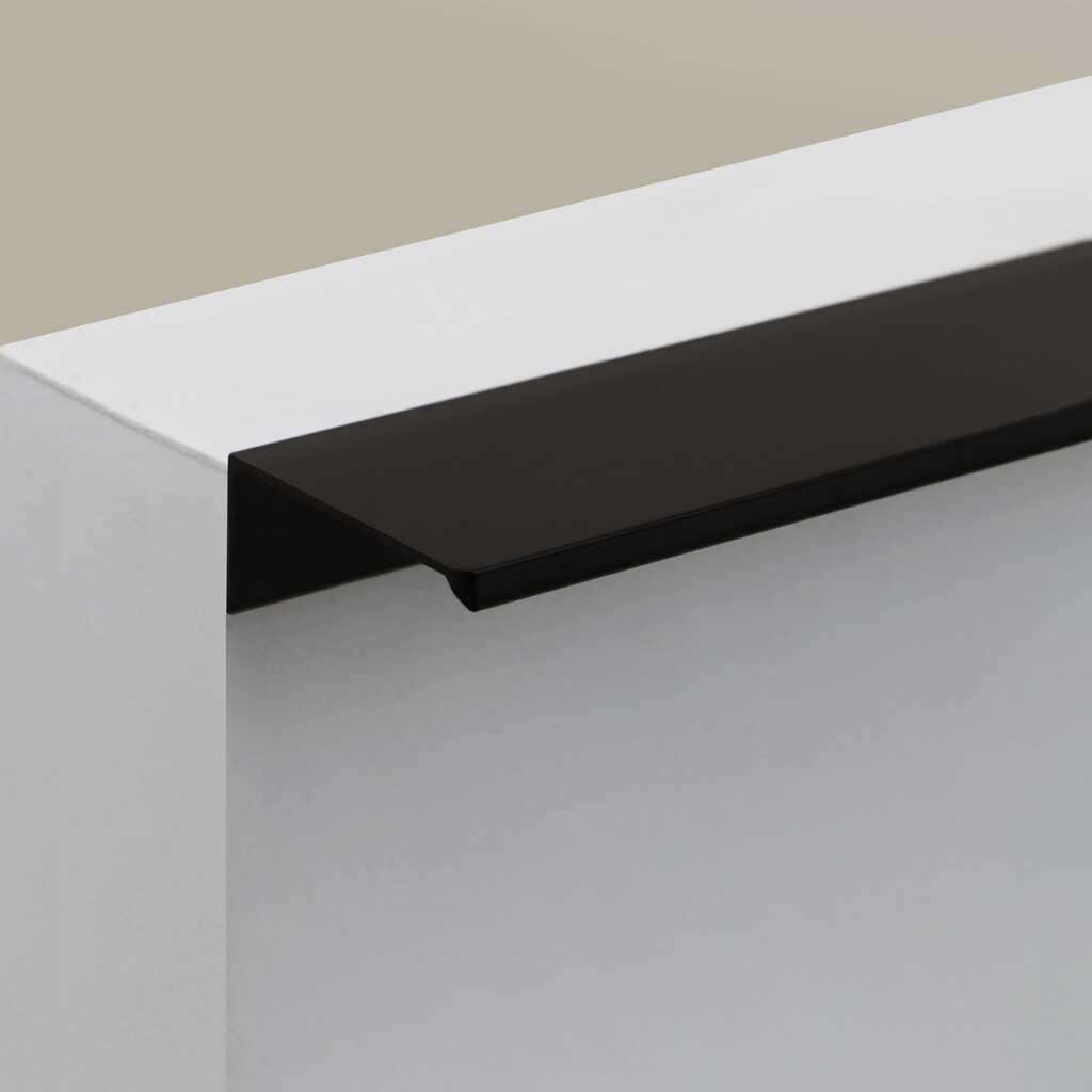 Furniture handle Picanya, L198mm, 128mm interaxis, Aluminium, Black anodized-3