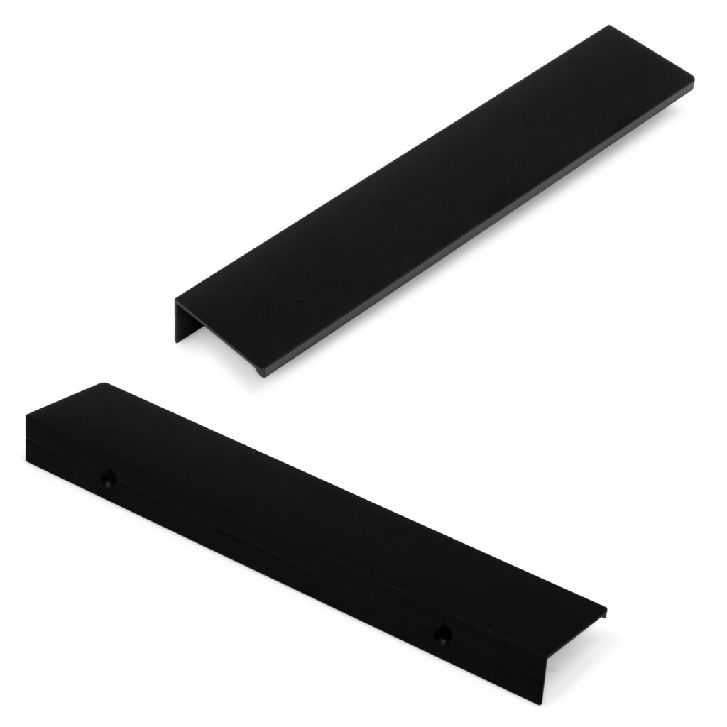 Furniture handle Picanya, L198mm, 128mm interaxis, Aluminium, Black anodized-4