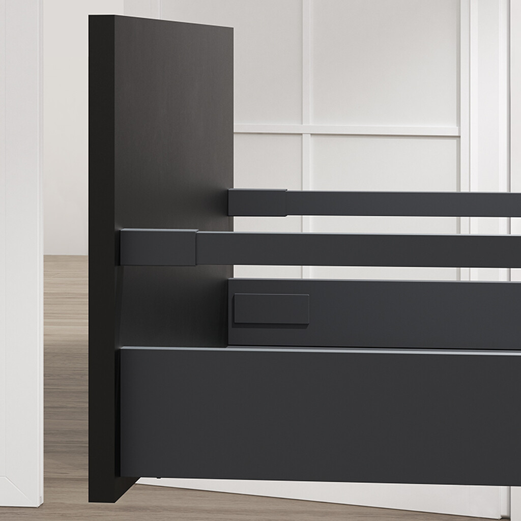 Plaque de finition pour tiroir, Gris antracite, Plastique-2