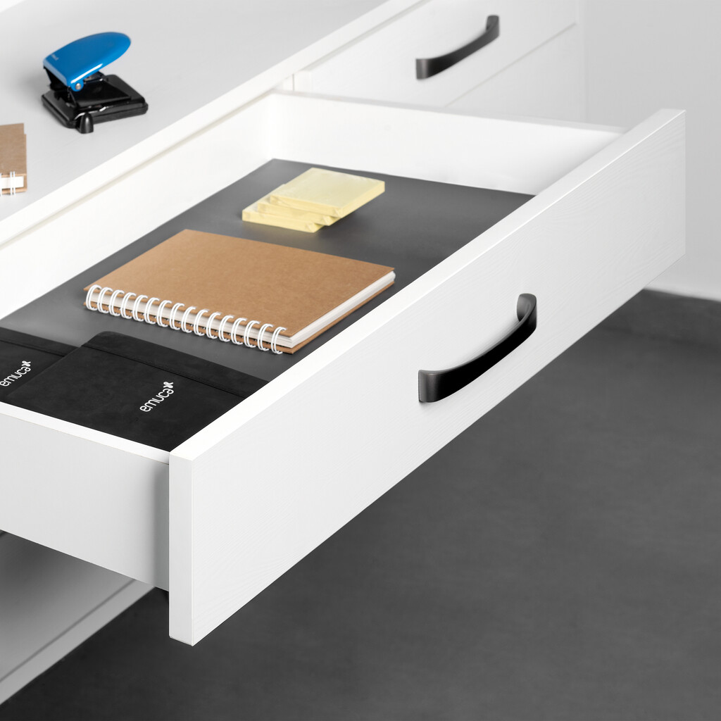 Satz Unterflurführungen Silver, Vollauszug, mit Schließautomatik und Halterung, max.Plattenstärke 19mm, Schubladentiefe 340mm, Stahl, Verzinkt-3