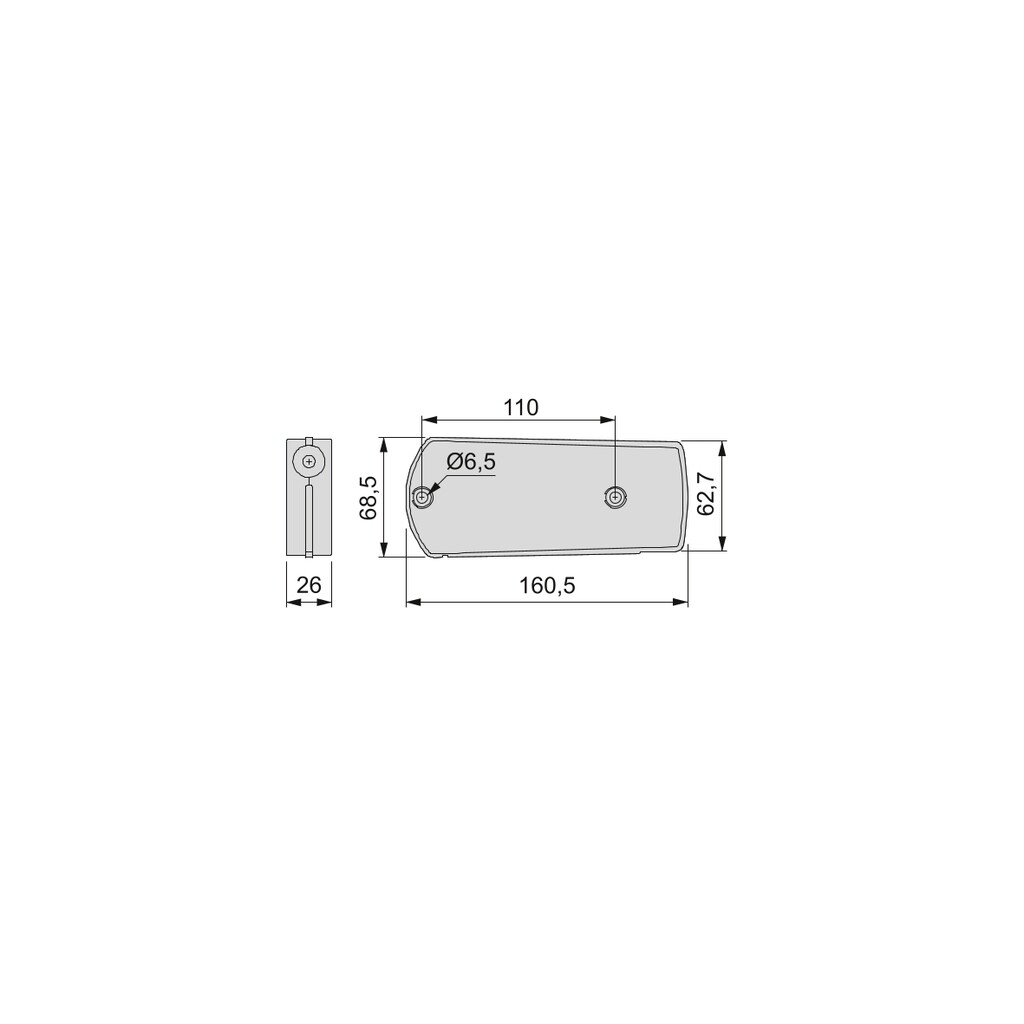 Mécanisme de porte Relevable Microwinch, 6kg, Acier et Plastique, Gris-1