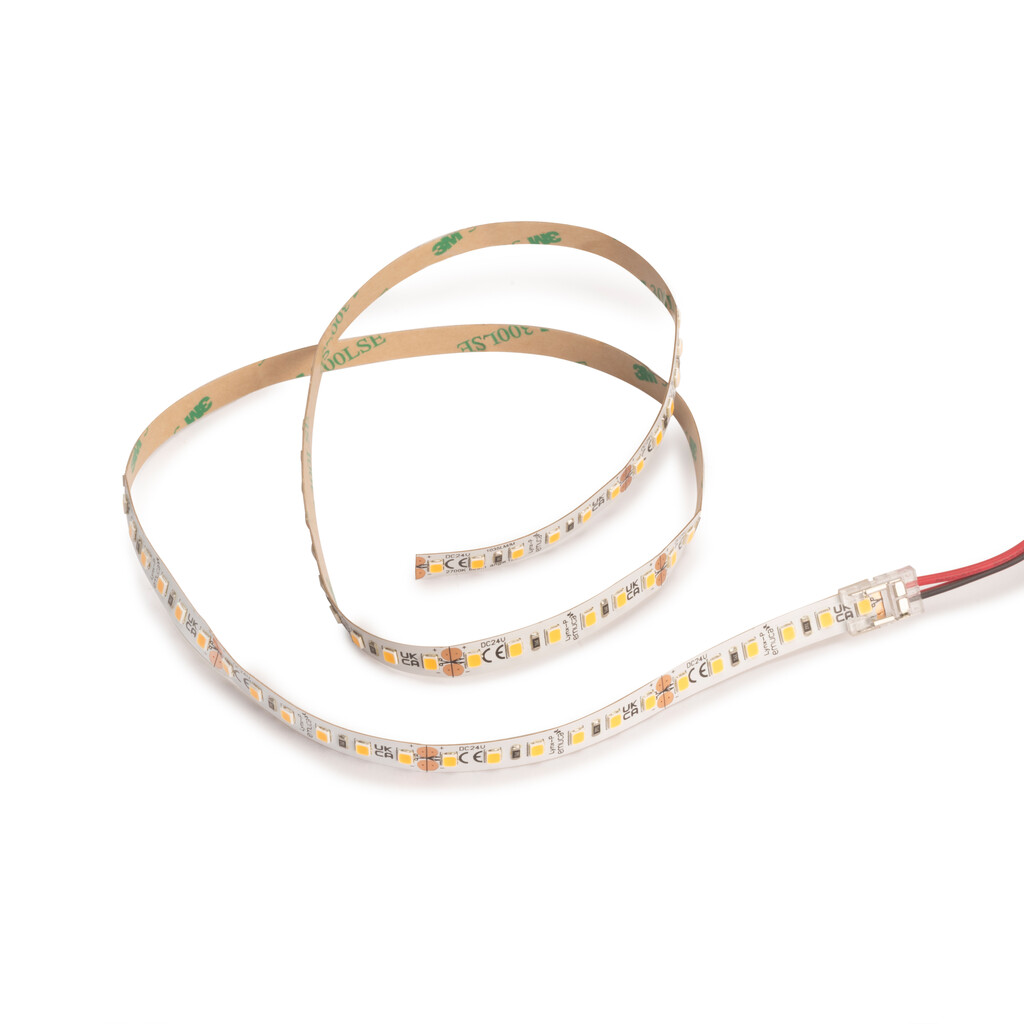 Tira LED Lynx Premium 9,6W/m IP20 (12V DC), longitud 5m, Luz blanca cálida 3.000K, Plástico-9