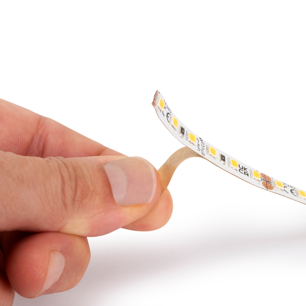 Tira LED Lynx Premium 9,6W/m IP20 (12V DC), longitud 5m, Luz blanca cálida 3.000K, Plástico-11