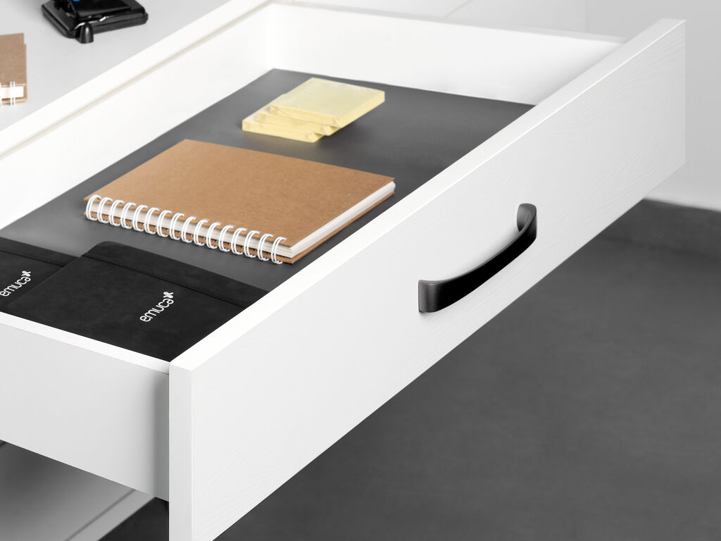 Satz von 10 Unterflurführungenset Silver, Vollauszug, mit Schließautomatik und Halterung, Tiefe 540mm, Stahl, Verzinkt-3