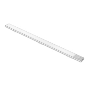 Aplique LED recargable por USB Kaus con sensor de movimiento, L600mm, Plástico y Aluminio, Anodizado mate foto del producto