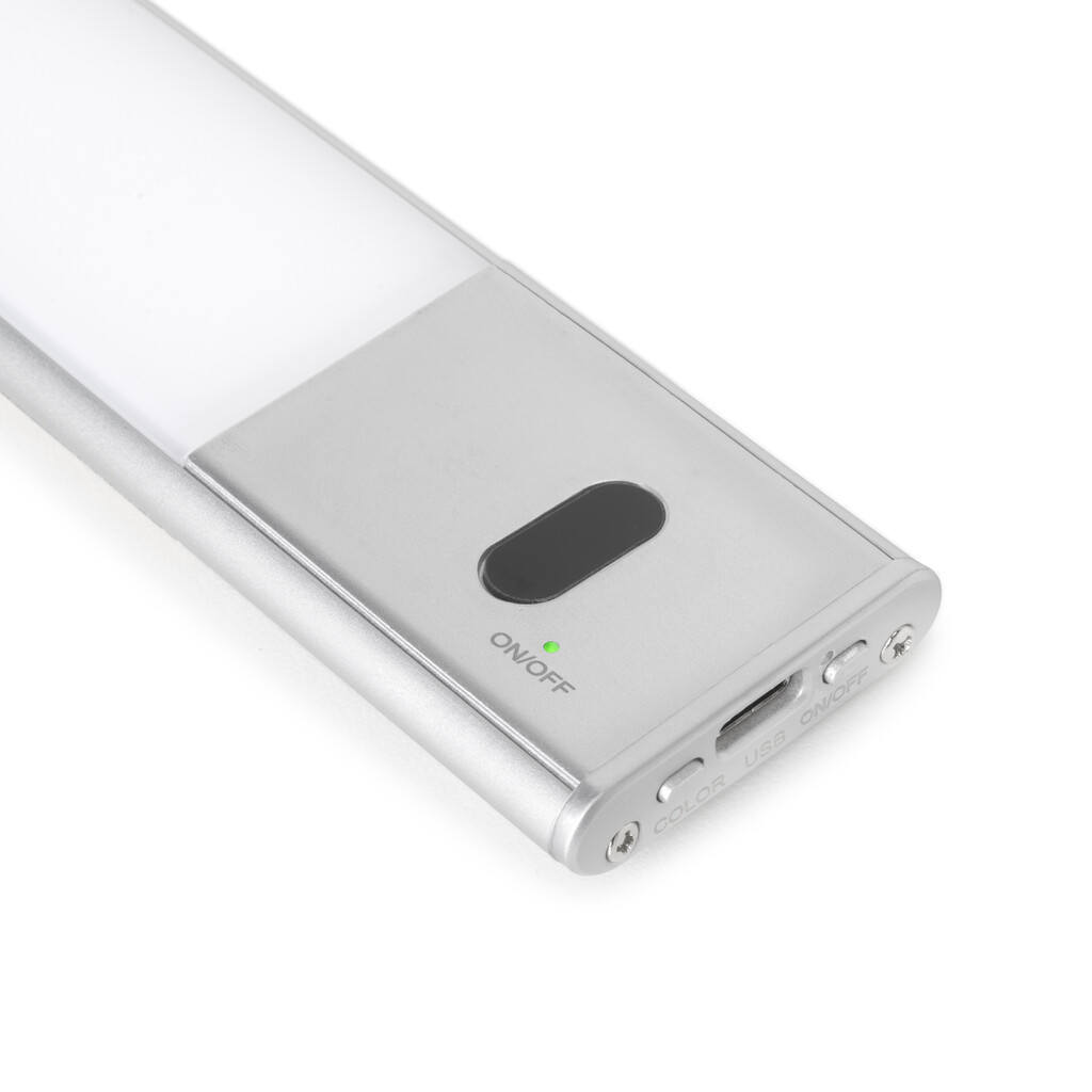 Luminaire LED Kaus rechargeable par usb avec switch, L 400 mm, Anodisé mat, Plastique et Aluminium-12