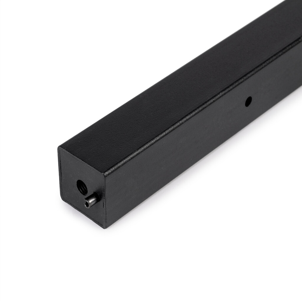 Quadratische Tischbeine und Tischrahmen, 50x50mm, 1150x750mm, Stahl, Schwarz lackiert-9