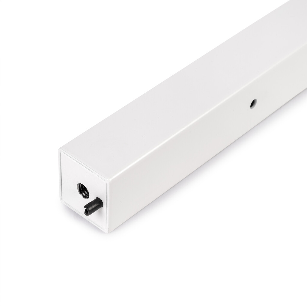 Pieds carrés et cadre de table, 50x50mm, 1150x750mm, Acier, Peint en blanc-9