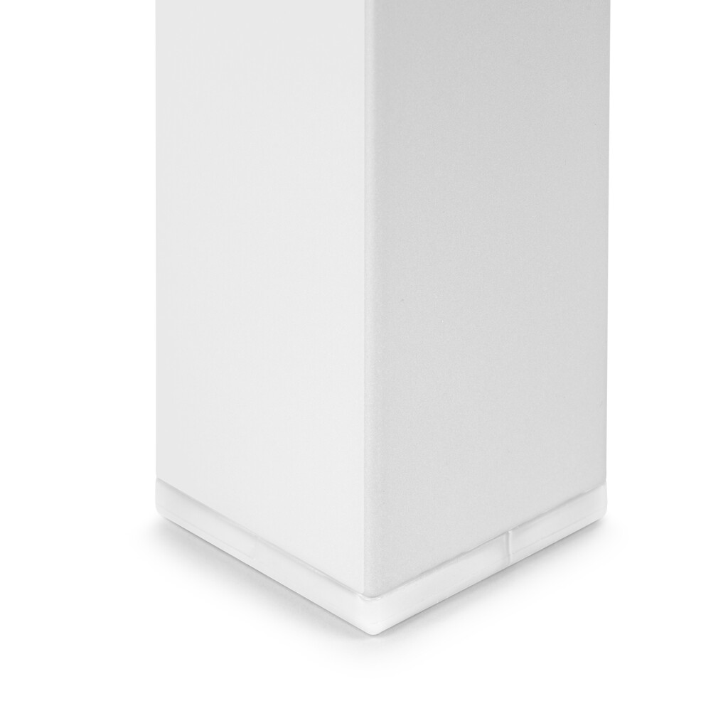 Lot of 4 square legs for table, 50x50mm, Steel, White painted-6