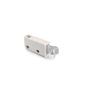 hanger for wall units with anti-tilting Hover, Left, Steel and Plastic, White Plastic product photo