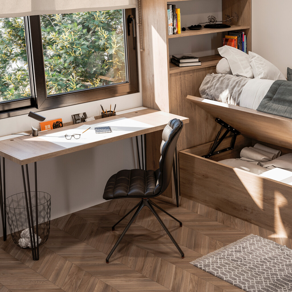 Table tops, 900x500, Oak effect, Wood-5