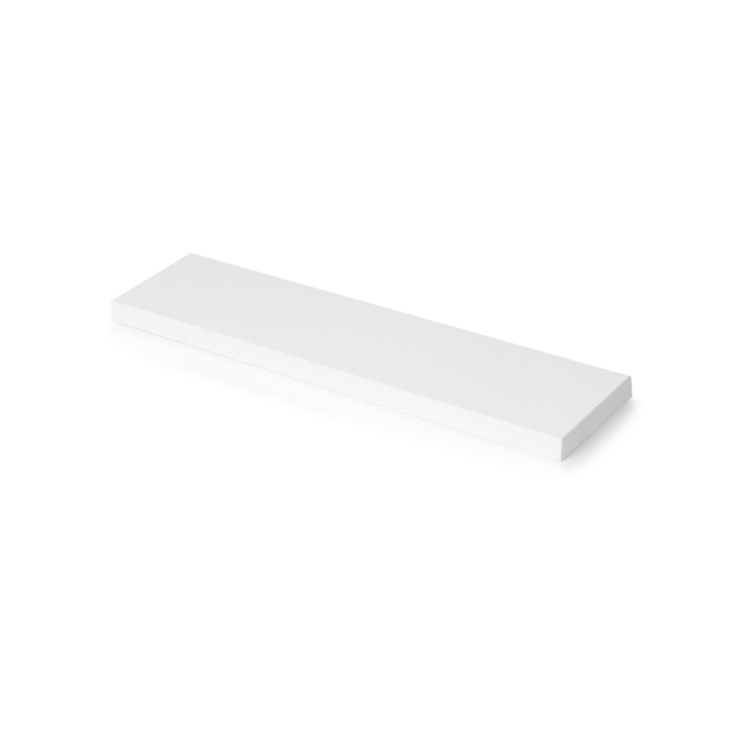 Table shelf shelves, 600x200, White painted, Wood-Primary