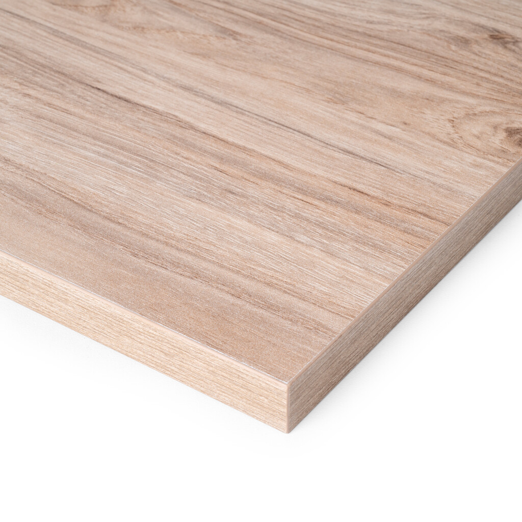 Tablero para baldas de estante, 600x200mm, espesor 30mm, Madera, Efecto roble-5