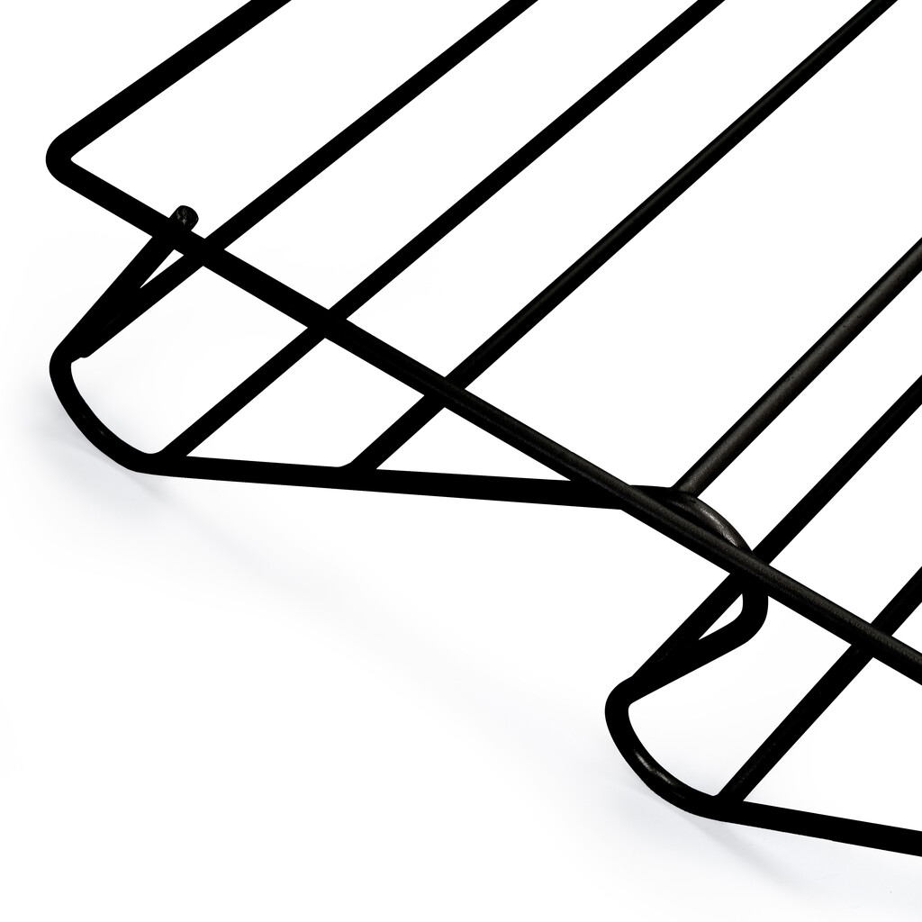 Set aus Metall-Schuh-Regal set und sanftes Schließen Schiebe-Rahmen für Garderobe, verstellbar, Modul 600mm, Schwarzer strukturiert-6