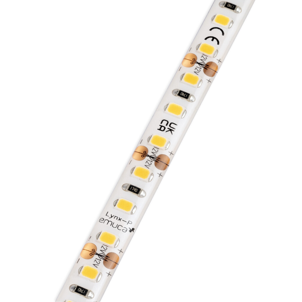 Lynx Premium LED Strip 9,6W/m IP65 (12V DC), length 5m, Warm White light 3.000K, Plastic-Primary