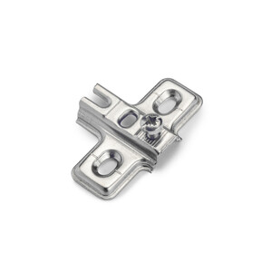 X12 Hinge Screw-on Hinges, Height 0, Steel, Nickel plated product photo