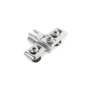 Suplemento para bisagras X12 a presi&oacute;n, Diametro 10x11mm, Altura 0, Acero, Niquelado foto del producto