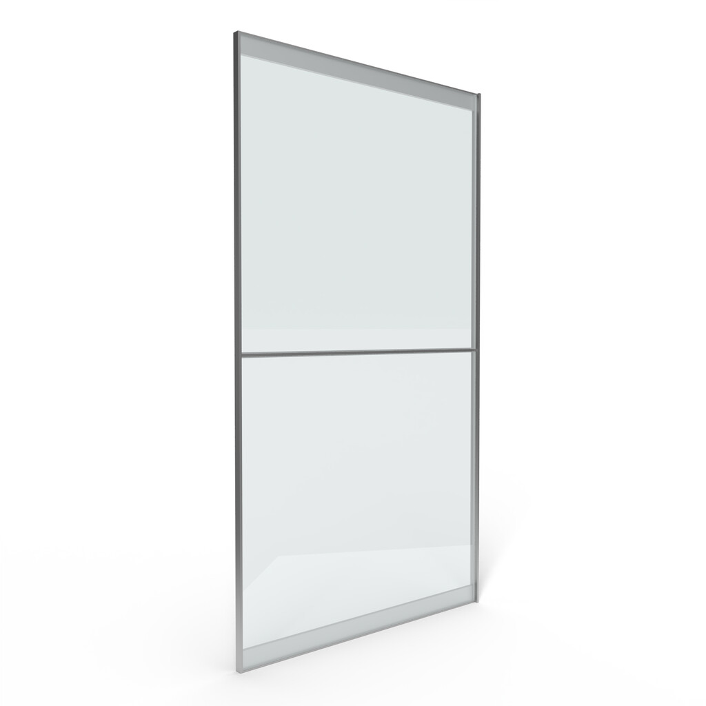 Kit de profilés pour la réalisation d'une porte de placard Free, Type C, Aluminium, Anodisé mat-4