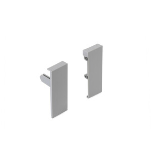 Pair of Vantage Plus Internal frontal drawer hooks, height 93mm, 93, Plastic, Grey, Vantage Plus frontal drawer hooks pair product photo