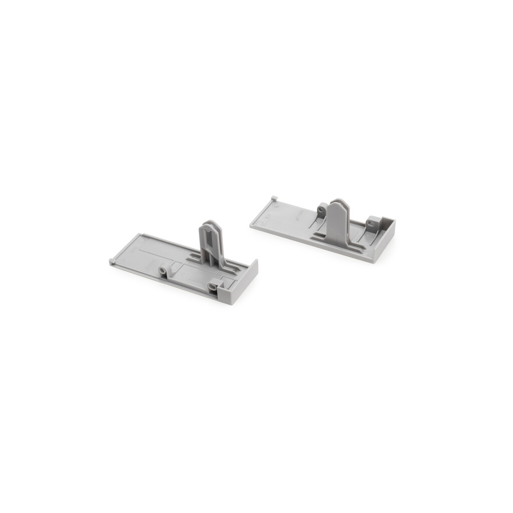 Pair of Vantage Plus Internal frontal drawer hooks, height 93mm, 93, Plastic, Grey, Vantage Plus frontal drawer hooks pair-2