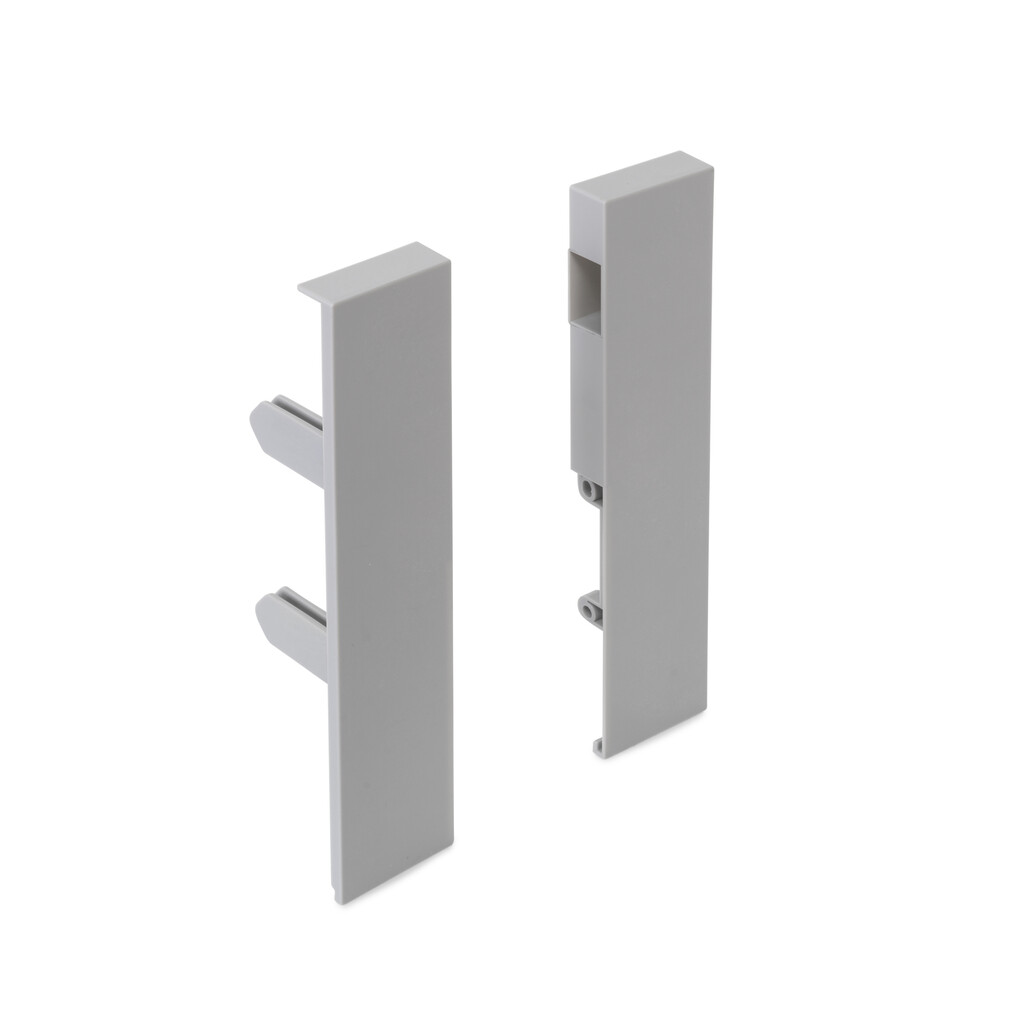 Pair of Vantage Plus Internal frontal drawer hooks, height 178mm, 178, Plastic, Grey-Primary