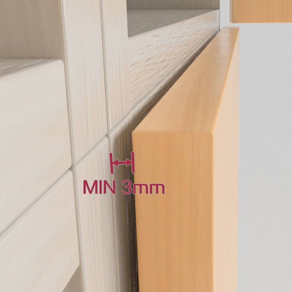 Druckverschluss Push Lite zum Schrauben, verstellbar, Länge 80mm, Magnetisch 2,5kg, Kunststoff, Anthrazitgrau-8