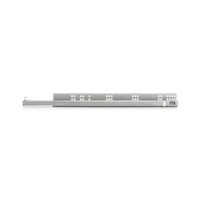 drawer runners Silver, partial-extension, with soft closing, depth 690mm, Right Hand, Steel, Zinc plated product photo