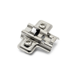 Suplemento para bisagra X91/X92 a presi&oacute;n, Di&aacute;metro 10x11mm, Altura 4, Acero, Niquelado foto del producto