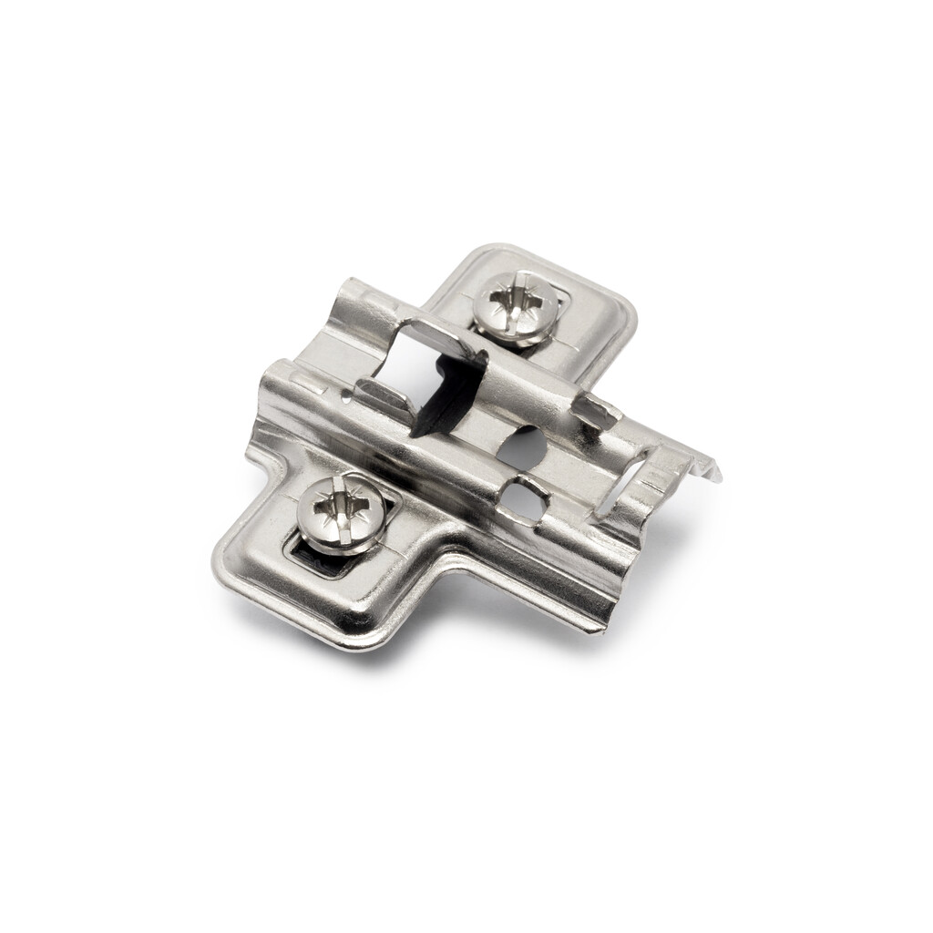 Suplemento para bisagra X91/X92 a presión, Diámetro 10x11mm, Altura 4, Acero, Niquelado-Primary