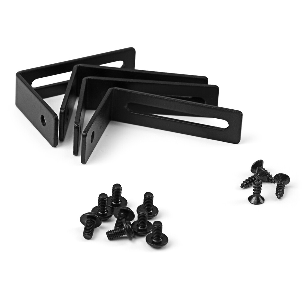 Multistecker Atom 26, 225x111mm, 2 Schuko-Stecker, 1 USB Typ A, 1 USB Typ C, 1 RJ45, 1 HDMI, Zamak-Stahl-Kunststoff, Schwarz-8