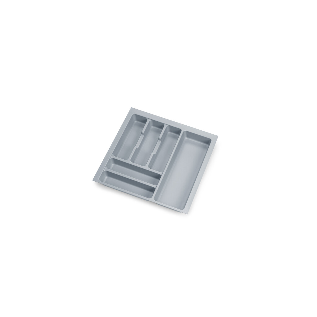 Besteckeinsatz Optima Vertex/Concept/Vantage Plus, Tiefe 500mm, Plattenstärkenstärke, 16mm, Modul 500mm, Kunststoff, Grau-Primary