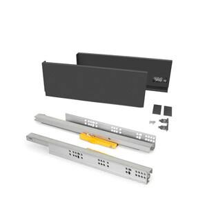 Outdoor Vertex 40kg ladehoogte 131mm met Push Sincro2, diepte 350mm, Staal, Antracietgrijs Produktfoto