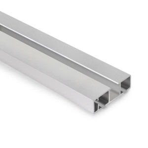 Flow upper track for surface mounting, 2,35 m, Matt anodized, Aluminium product photo