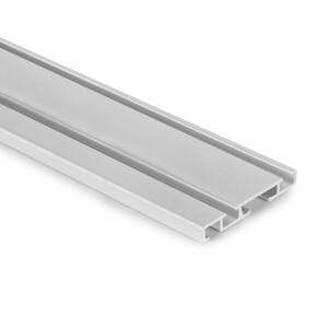 Flow-Bodenschiene f&uuml;r Aufbaumontage, 3,9 m, Matt eloxiert, Aluminium Produktfoto