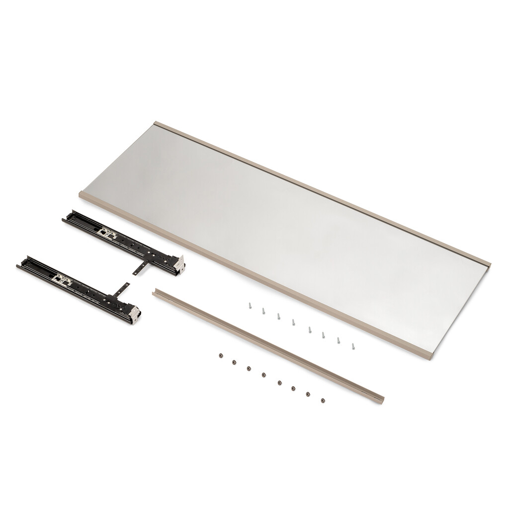 Ausziehbarer Innenspiegel für Schränke, Bemalte Steinfarbe, Stahl und Kunststoff und Glas-7