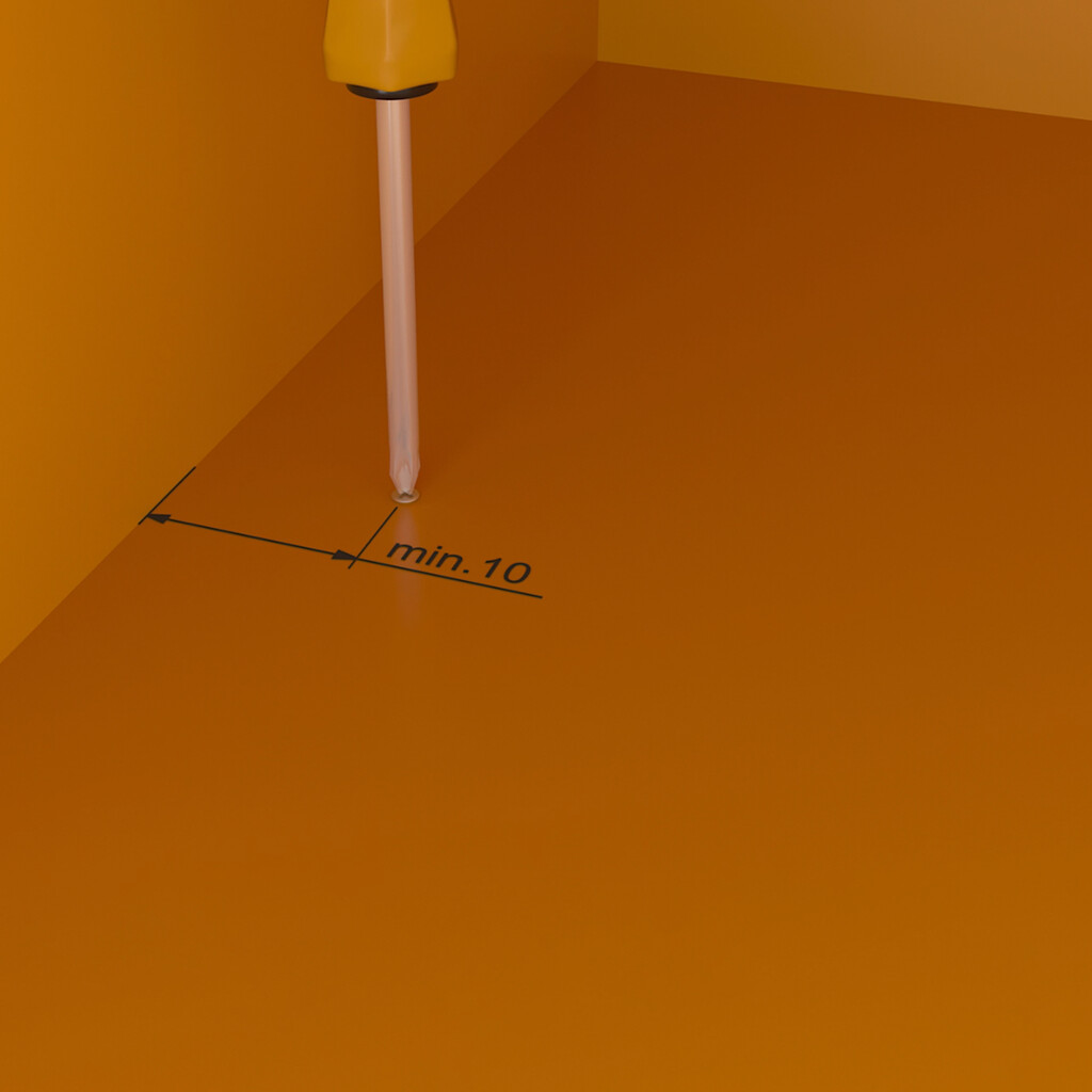 Lot de 2 rails de penderie Luxe de 0,75 m de long avec supports, Aluminium et Plastique, Peint en noir texturé-7