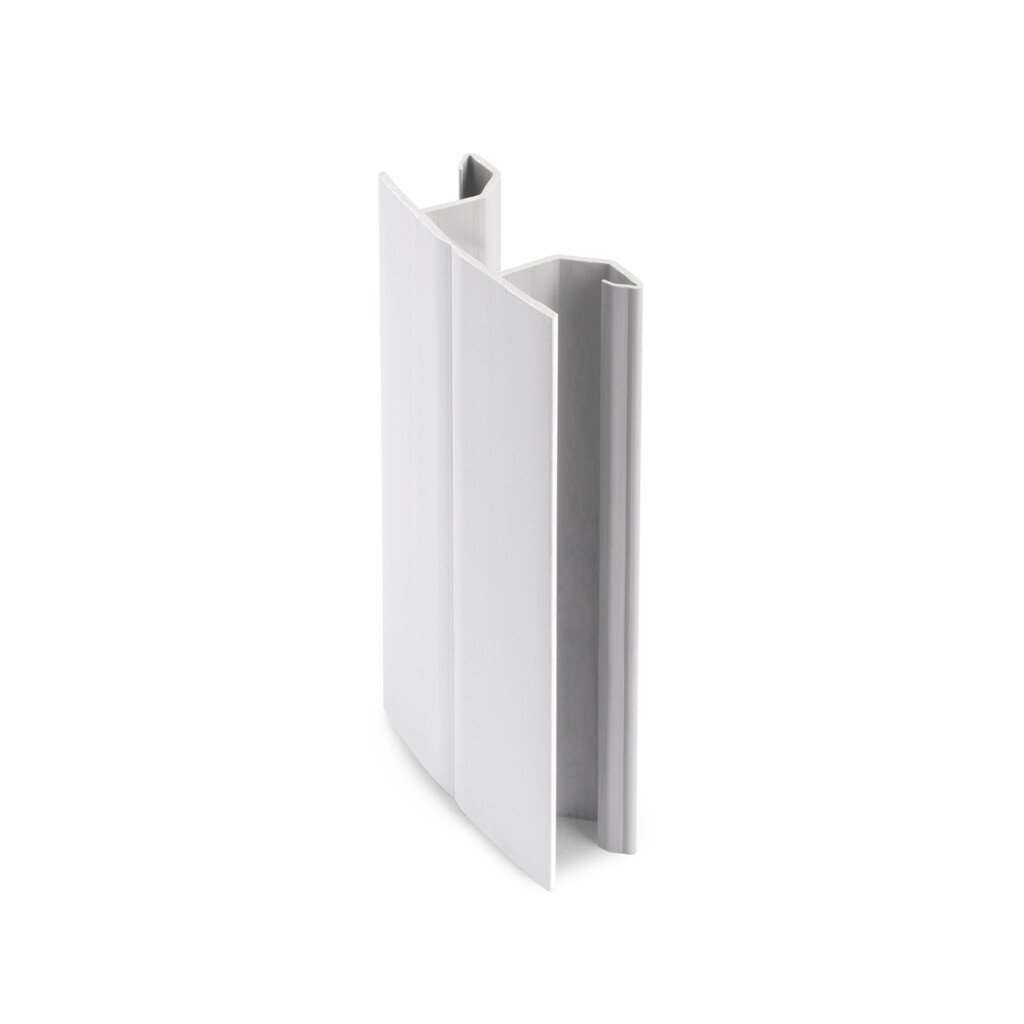 Flexible corner for kitchen Plinth Plasline, height 100mm, Plastic, White-2