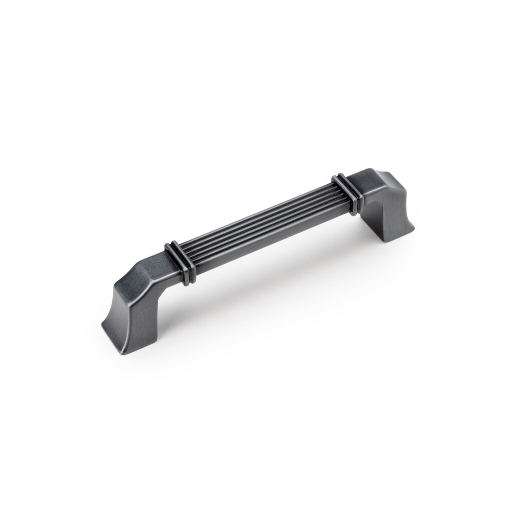 Tirador para mueble Bangkok, L117mm, intereje 96mm, Zamak, Titanio satinado-9