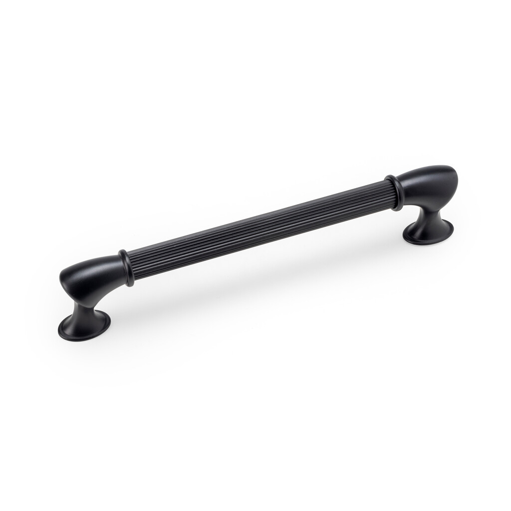 Furniture handle Suez, L184mm, 160mm interaxis, Aluminium, Black painted-11