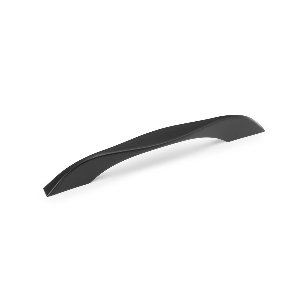 Furniture handle Varna, L181mm, 160mm interaxis, Zamak, Black painted-7
