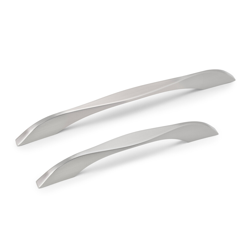 Möbelgriff Varna, L181mm, 160mm Achsenabstand, Zamak, Nickel satiniert-5