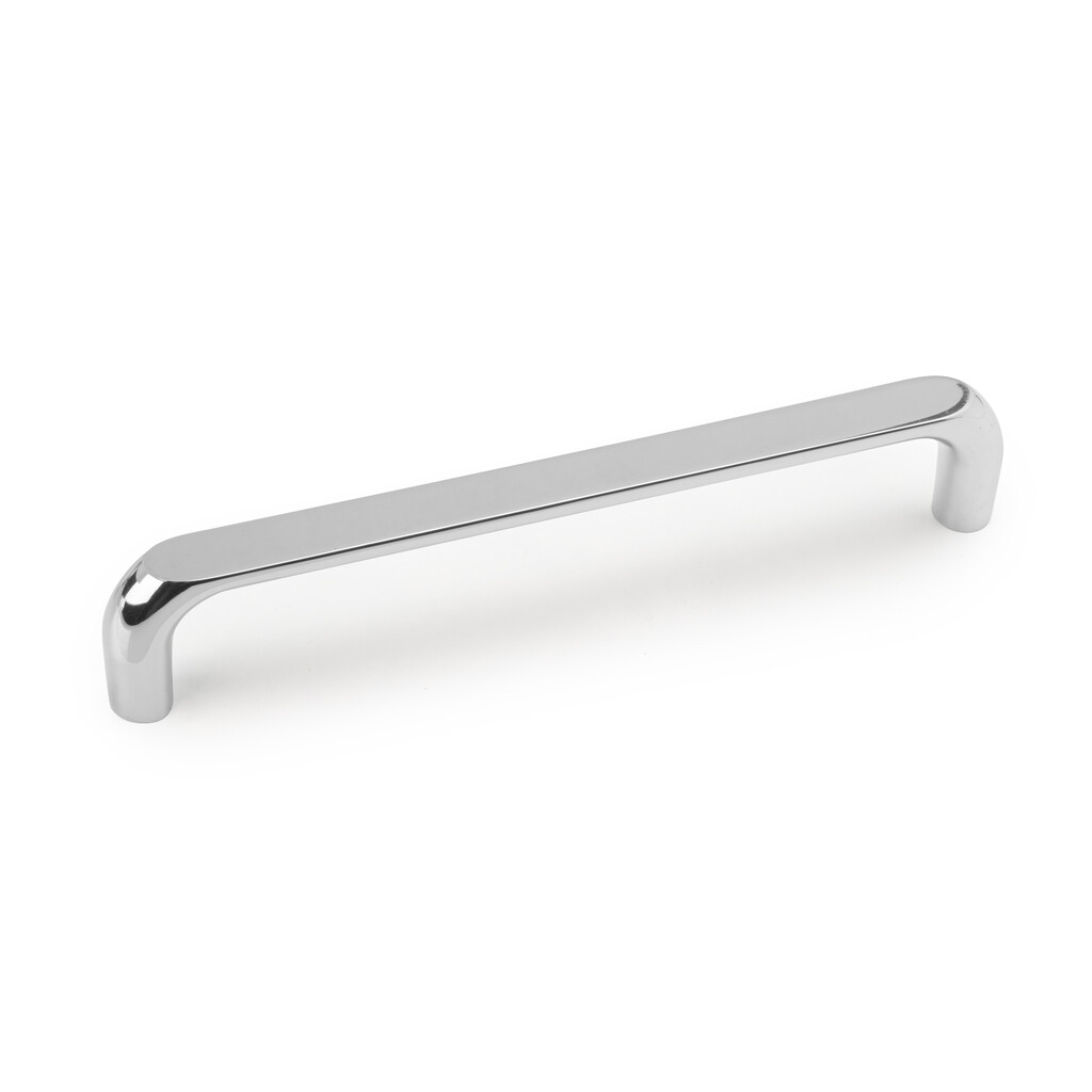 Tirador para mueble Zagreb, L172mm, intereje 160mm, Zamak, Cromado-6