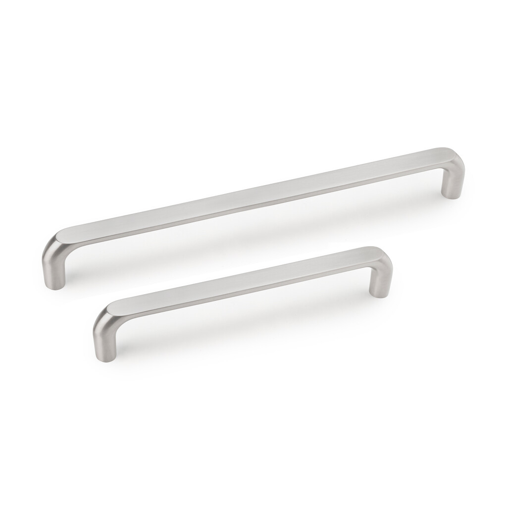 Poignée pour meubles Zagreb, L172mm, entraxe 160mm, Zamak, Nickel satiné-7