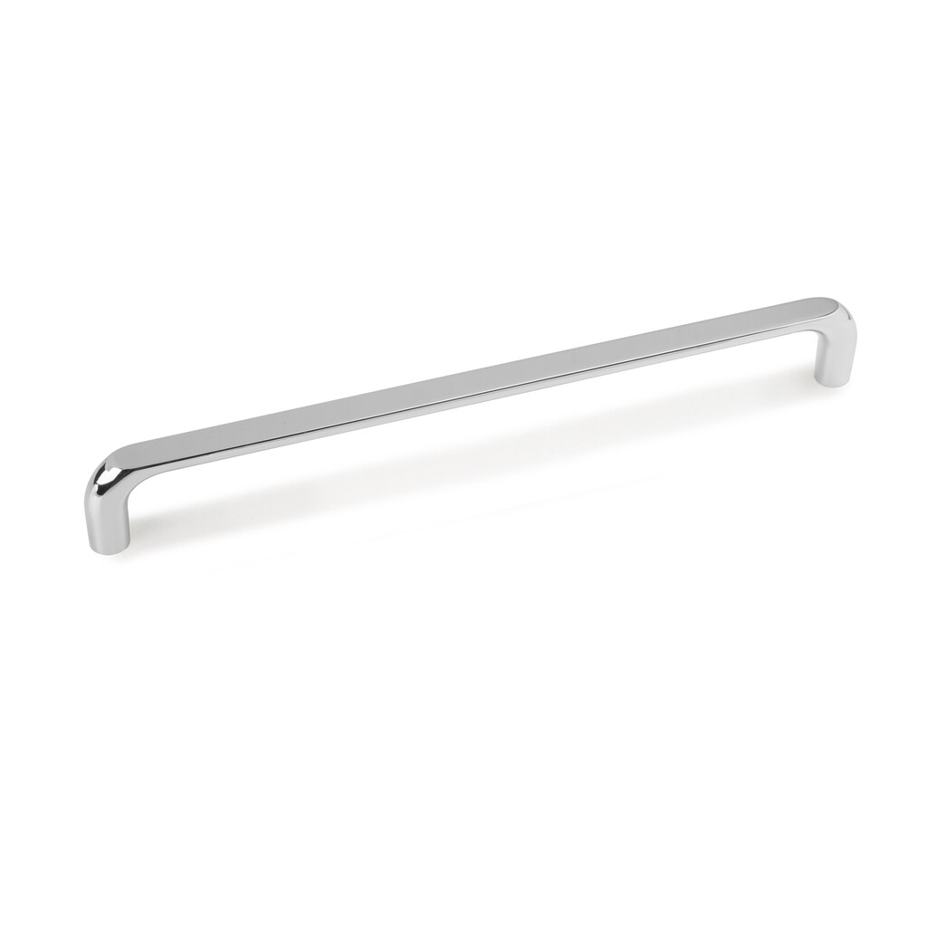 Tirador para mueble Zagreb, L236mm, intereje 224mm, Zamak, Cromado-6