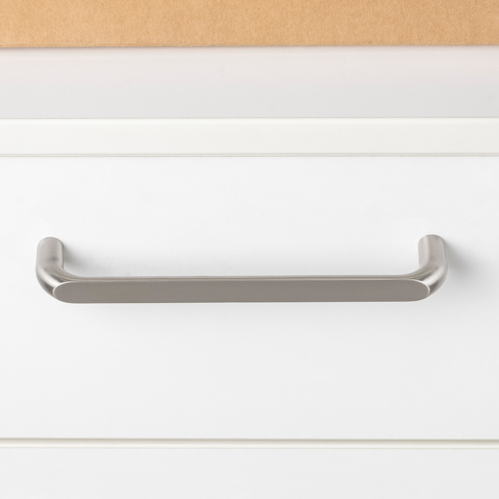 Furniture handle Zagreb, L236mm, 224mm interaxis, Zamak, Satin finished nickel-2