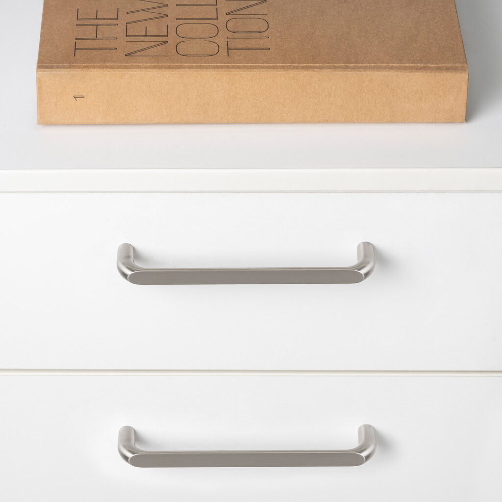 Furniture handle Zagreb, L236mm, 224mm interaxis, Zamak, Satin finished nickel-3