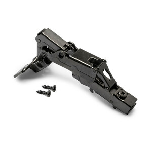 X91N Hinge 165 degrees full Overlay, Screw-on, Steel, Titanium product photo